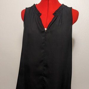 VINCE CAMUTO - Black Sleeveless Blouse, Women's Small